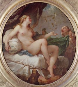 Danae recebendo a chuva de ouro, c.1735
